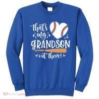That's My Grandson Out There Baseball Grandma Mother's Day Sweatshirt thumb 0