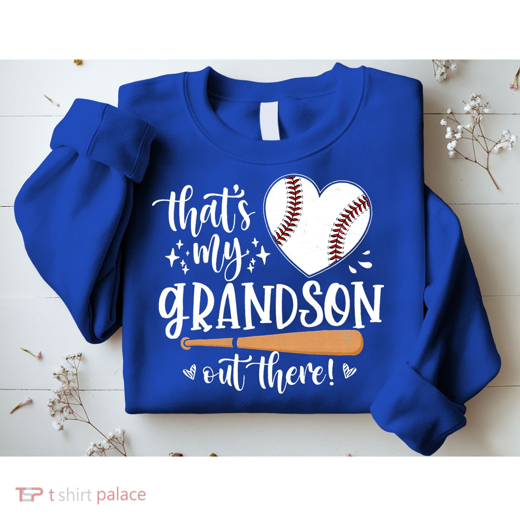 That's My Grandson Out There Baseball Grandma Mother's Day Sweatshirt