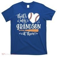 That's My Grandson Out There Baseball Grandma Mother's Day T-Shirt thumb 0