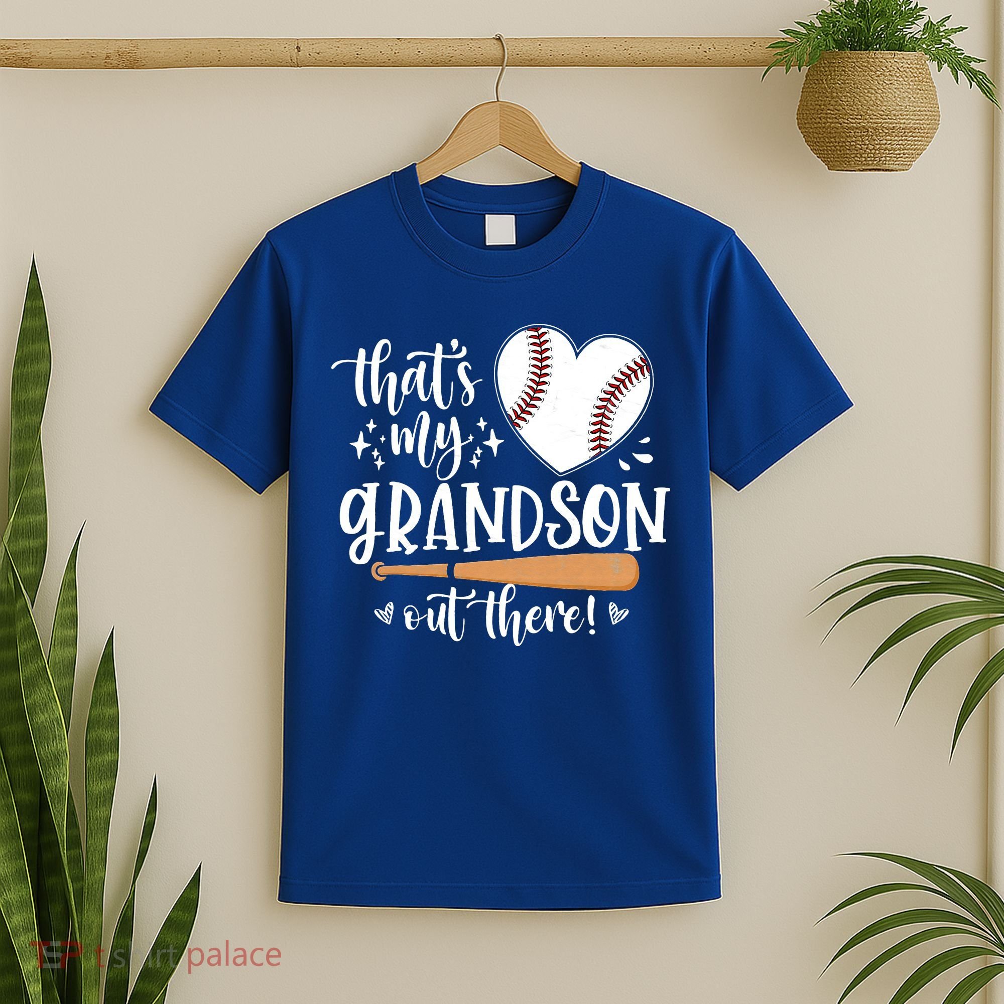 That's My Grandson Out There Baseball Grandma Mother's Day T-Shirt