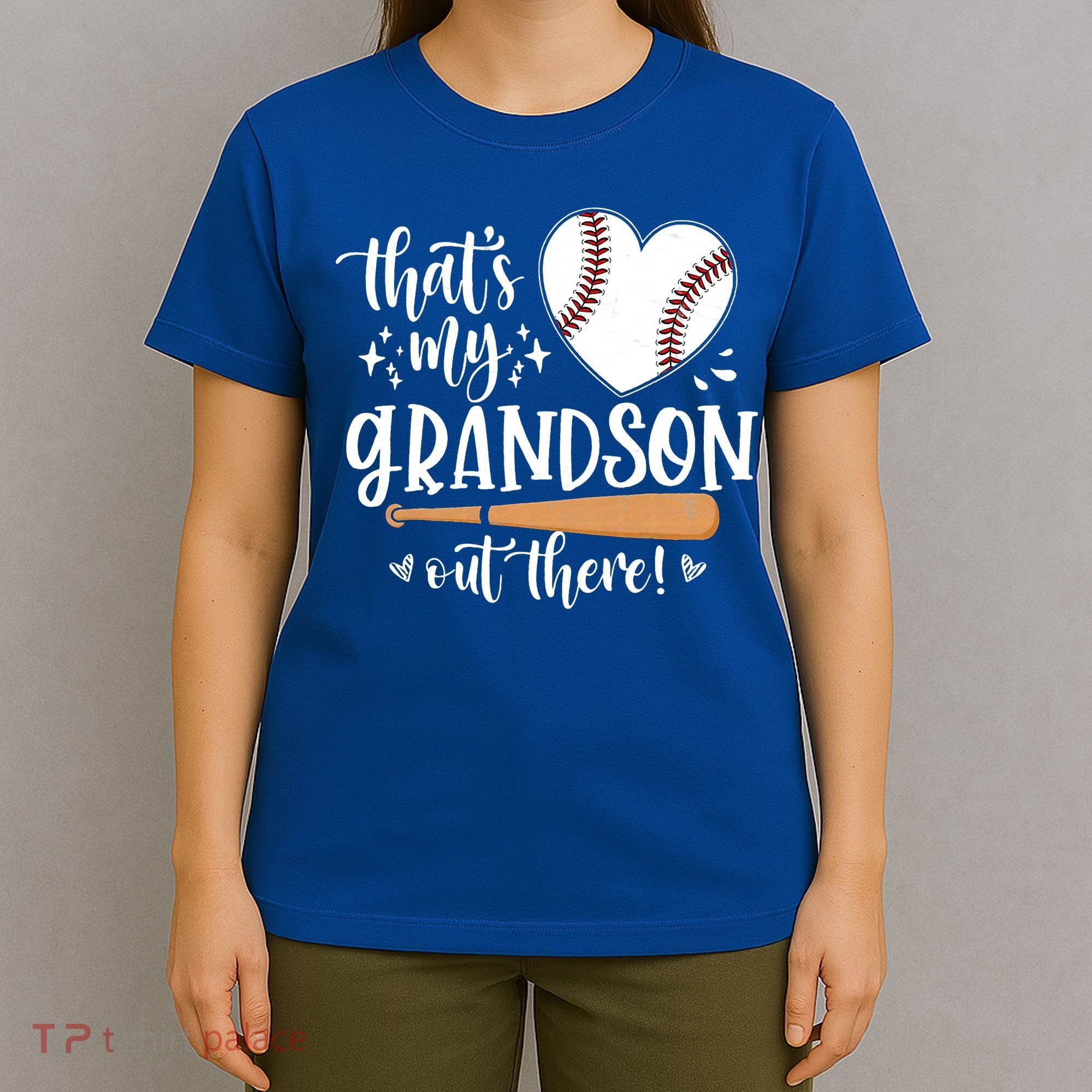 That's My Grandson Out There Baseball Grandma Mother's Day T-Shirt