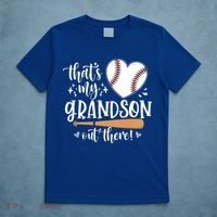 That's My Grandson Out There Baseball Grandma Mother's Day T-Shirt thumb 5