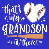 That's My Grandson Out There Baseball Grandma Mother's Day Polo thumb 2