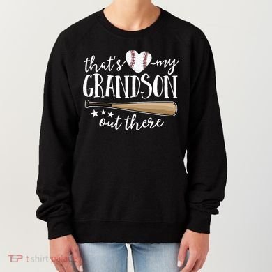 That's My Grandson Out There Baseball Women's Sweatshirt