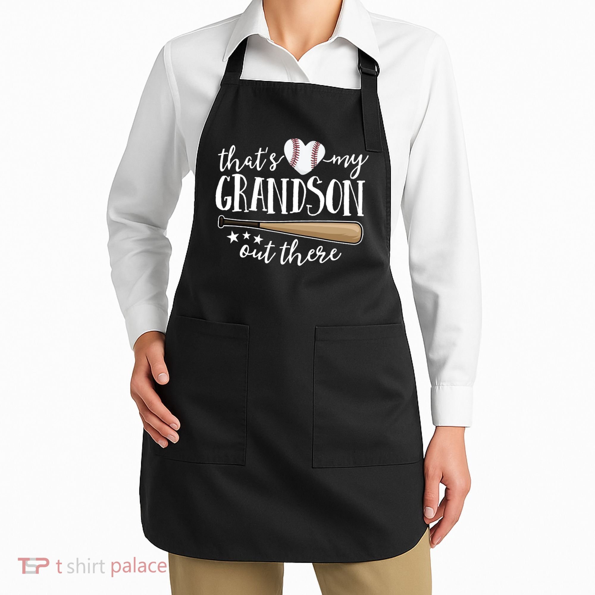 That's My Grandson Out There Baseball Apron