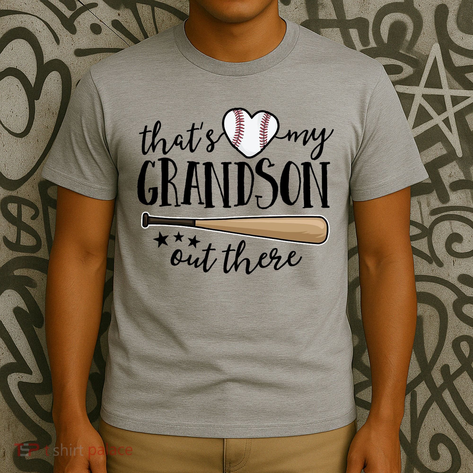 That's My Grandson Out There Baseball T-Shirt