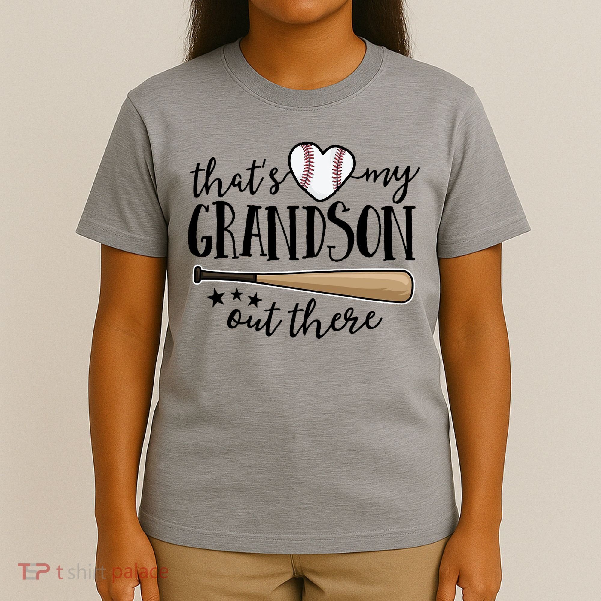 That's My Grandson Out There Baseball T-Shirt