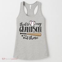 That's My Grandson Out There Baseball Women's Tank Top thumb 0