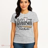 That's My Grandson Out There Baseball Women's T-Shirt thumb 4