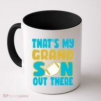 That's My Grandson Out There Football Coffee Mug thumb 0