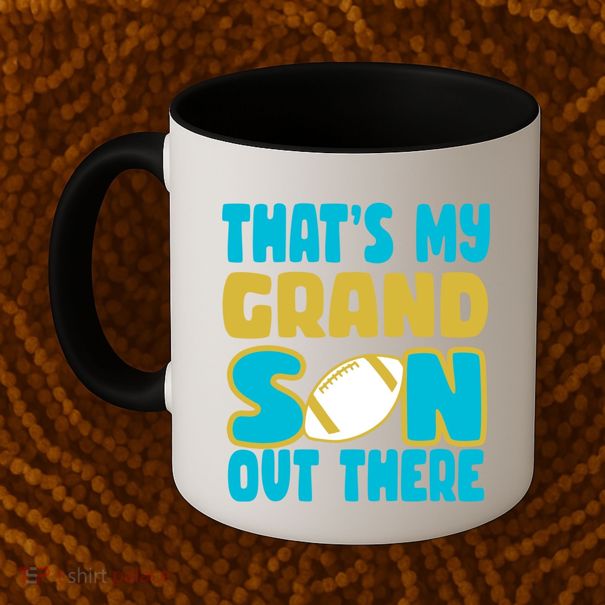 That's My Grandson Out There Football Coffee Mug