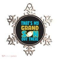 That's My Grandson Out There Football Ornament thumb 0
