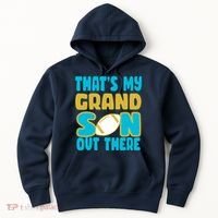 That's My Grandson Out There Football Hoodie thumb 0