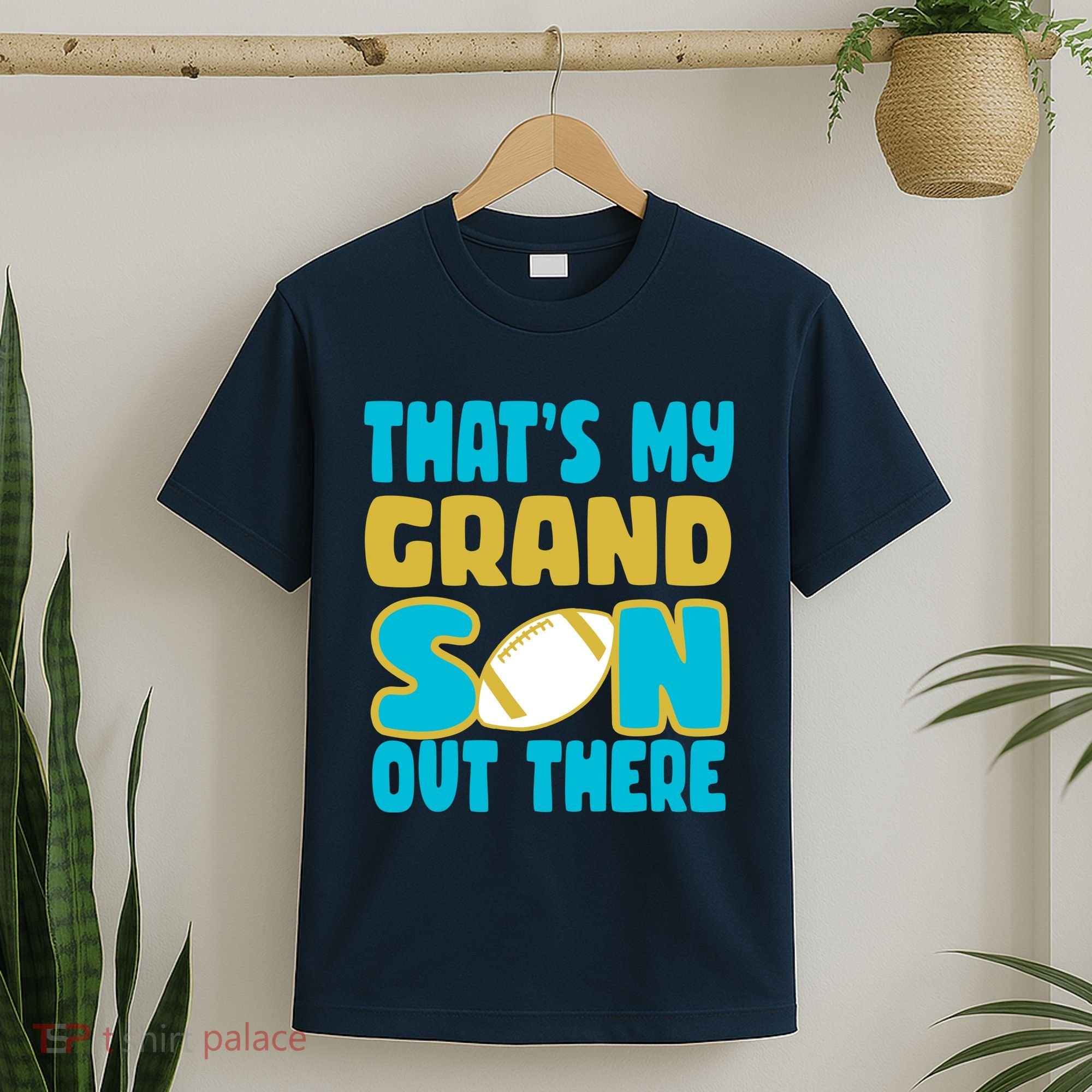 That's My Grandson Out There Football T-Shirt
