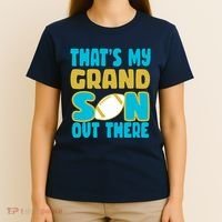 That's My Grandson Out There Football T-Shirt thumb 4