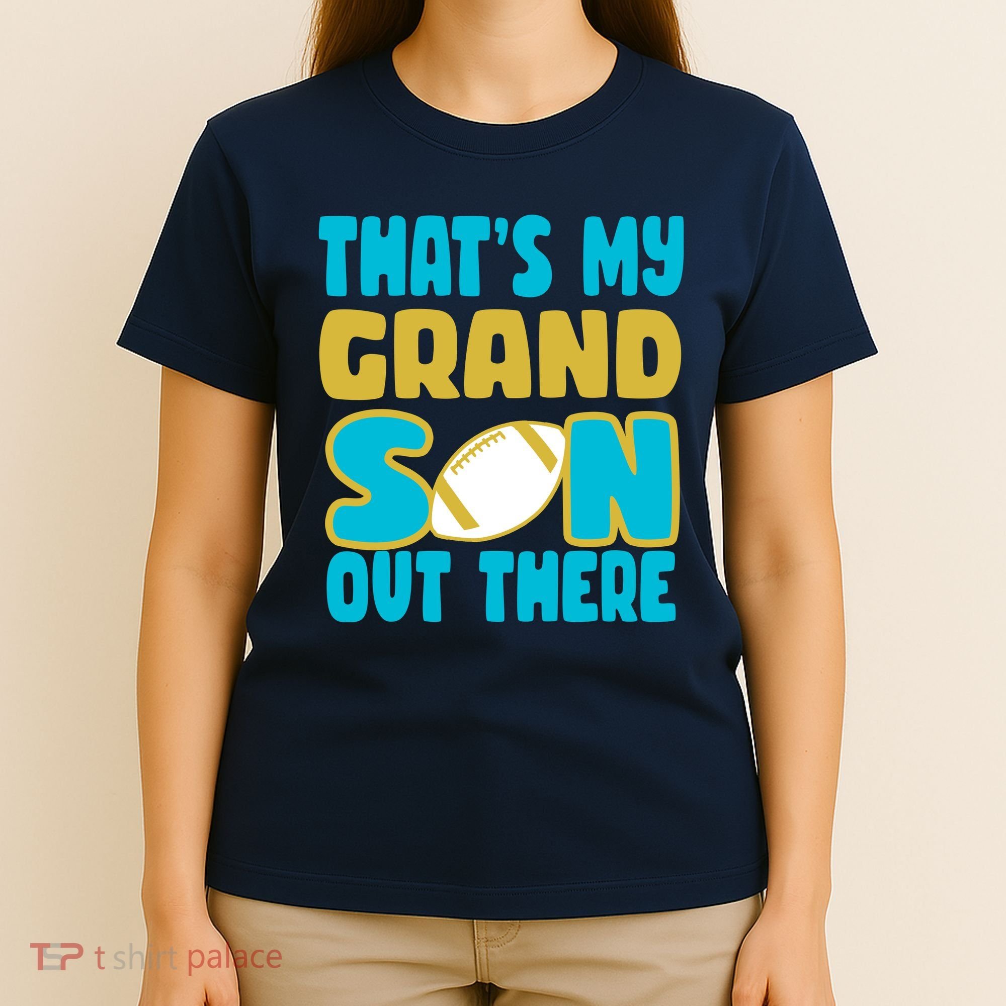That's My Grandson Out There Football T-Shirt