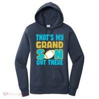 That's My Grandson Out There Football Women's Hoodie thumb 0