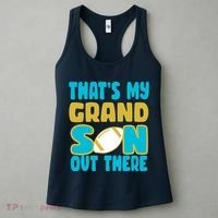 That's My Grandson Out There Football Women's Tank Top thumb 3