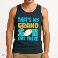 That's My Grandson Out There Football Tank Top thumb 3