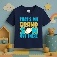 That's My Grandson Out There Football Toddler T-Shirt thumb 3