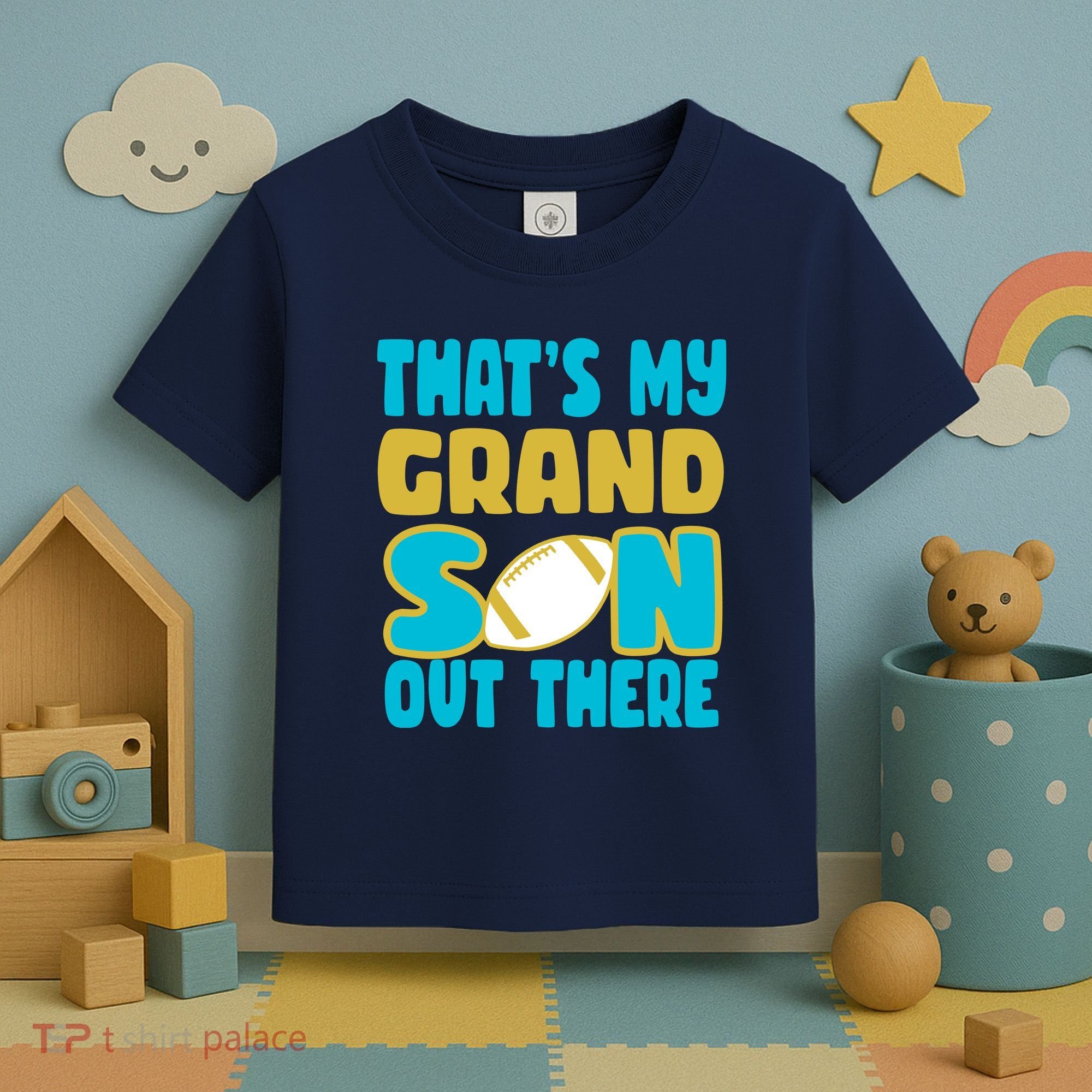 That's My Grandson Out There Football Toddler T-Shirt