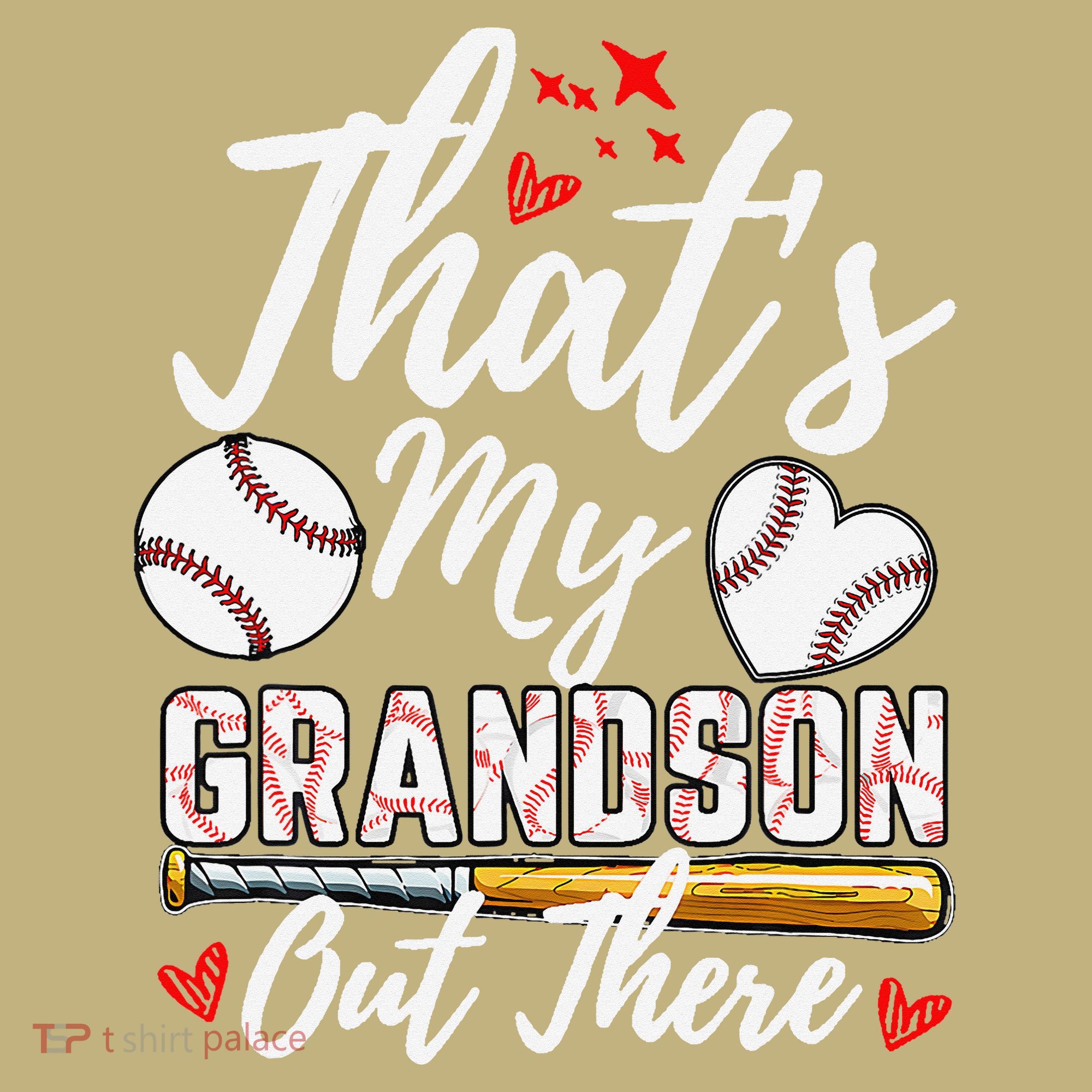 ThatS My Grandson Out There Baseball Grandma Mothers Day Polo