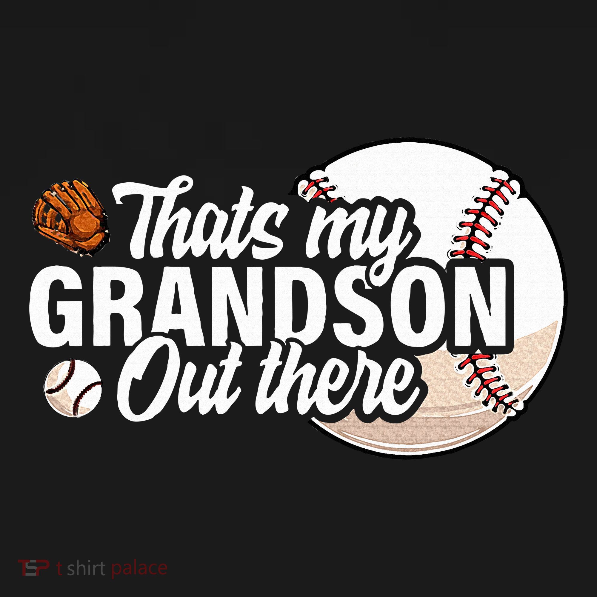 ThatS My Grandson Out There Baseball Grandpa Grandma Mousepad