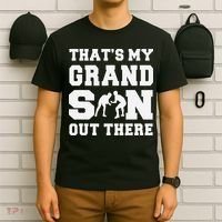 That's My Grandson Out There Wrestling  T-Shirt thumb 6
