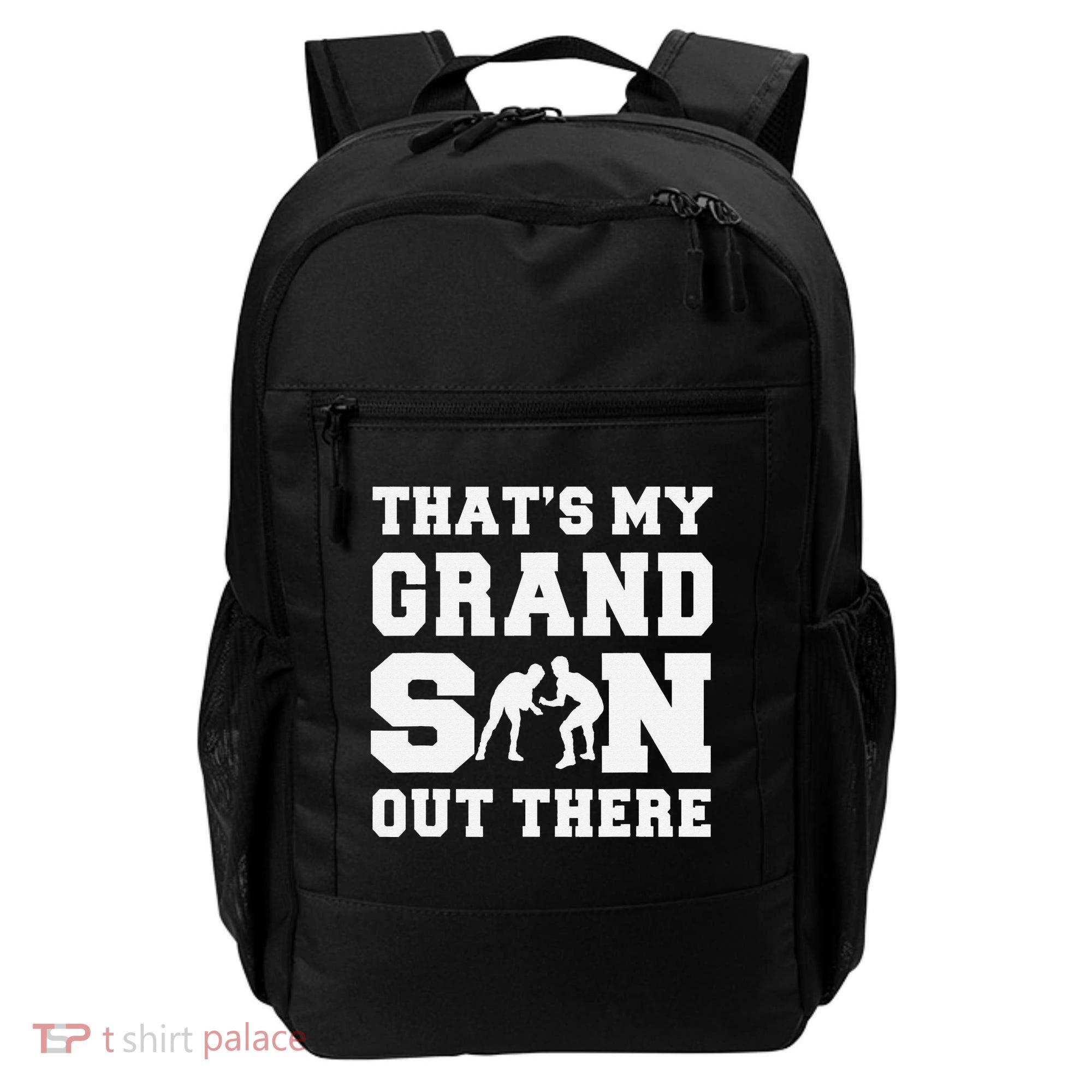 That's My Grandson Out There Wrestling  Backpack