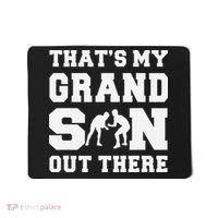 That's My Grandson Out There Wrestling  Mousepad thumb 0