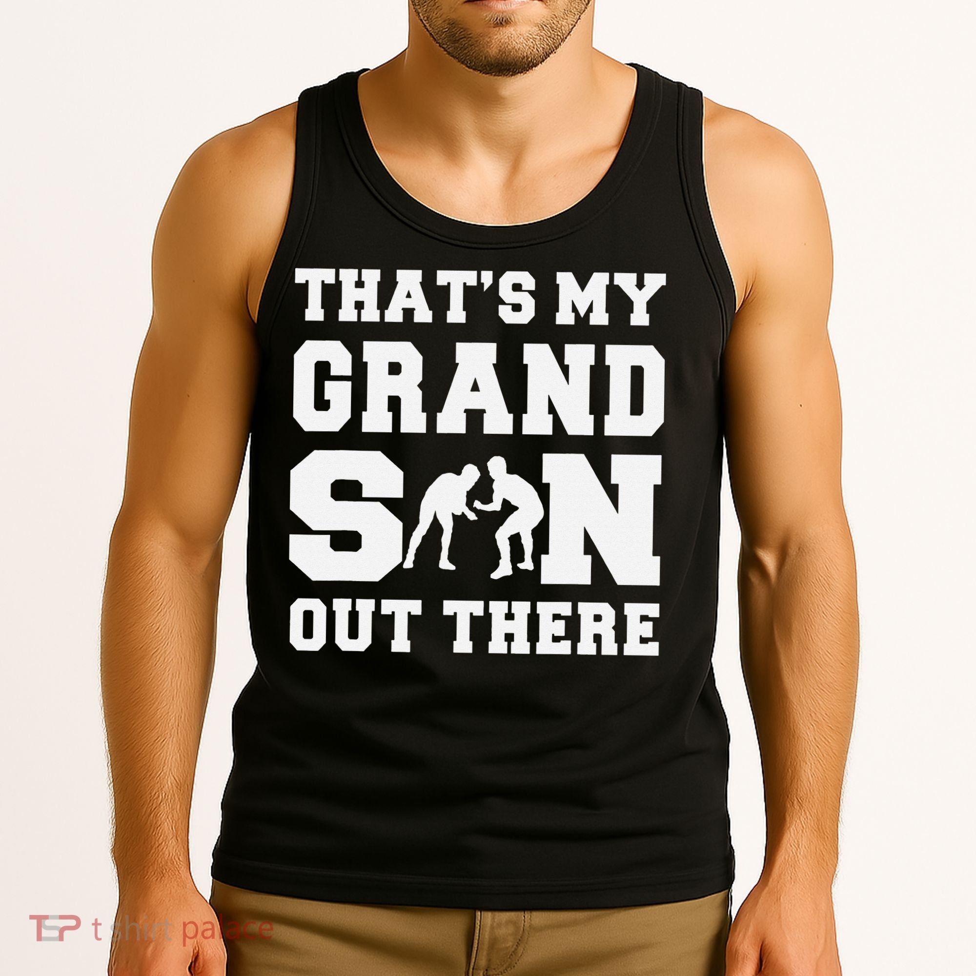 That's My Grandson Out There Wrestling  Tank Top