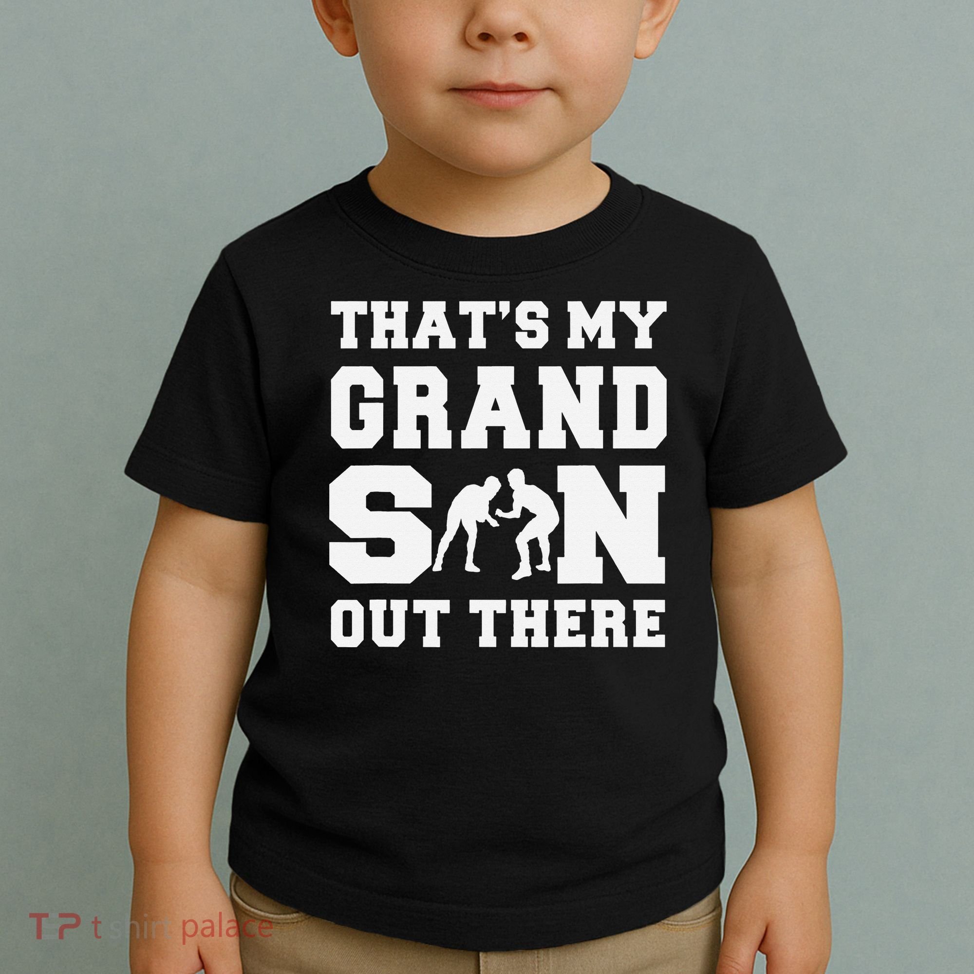 That's My Grandson Out There Wrestling  Toddler T-Shirt