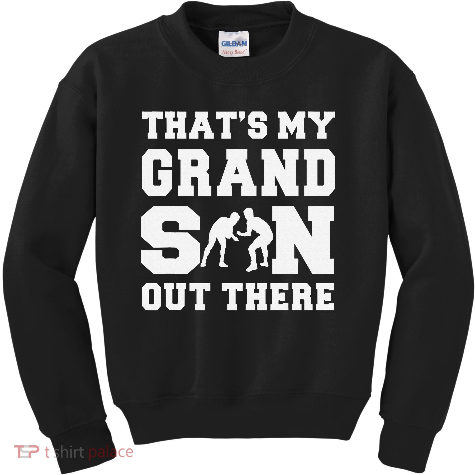 That's My Grandson Out There Wrestling  Kids Sweatshirt
