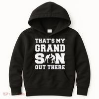 That's My Grandson Out There Wrestling  Kids Hoodie thumb 0