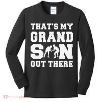 That's My Grandson Out There Wrestling  Kids Long Sleeve Shirt thumb 0