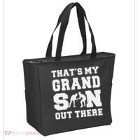 That's My Grandson Out There Wrestling  Tote Bag thumb 2