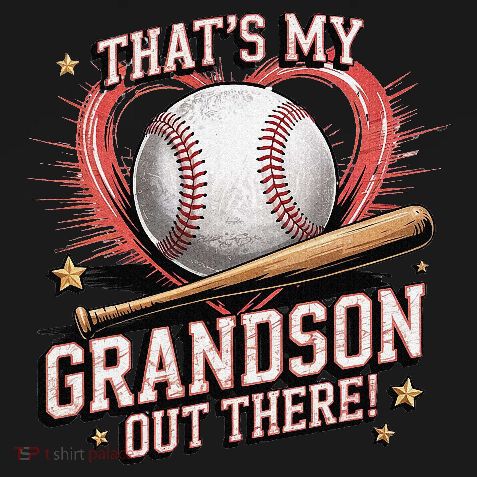 Thats My Grandson Out There Mothers Day Baseball Grandma Women's Hoodie