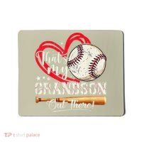 Thats My Grandson Out There Baseball Grandma Mothers Day Mousepad thumb 0