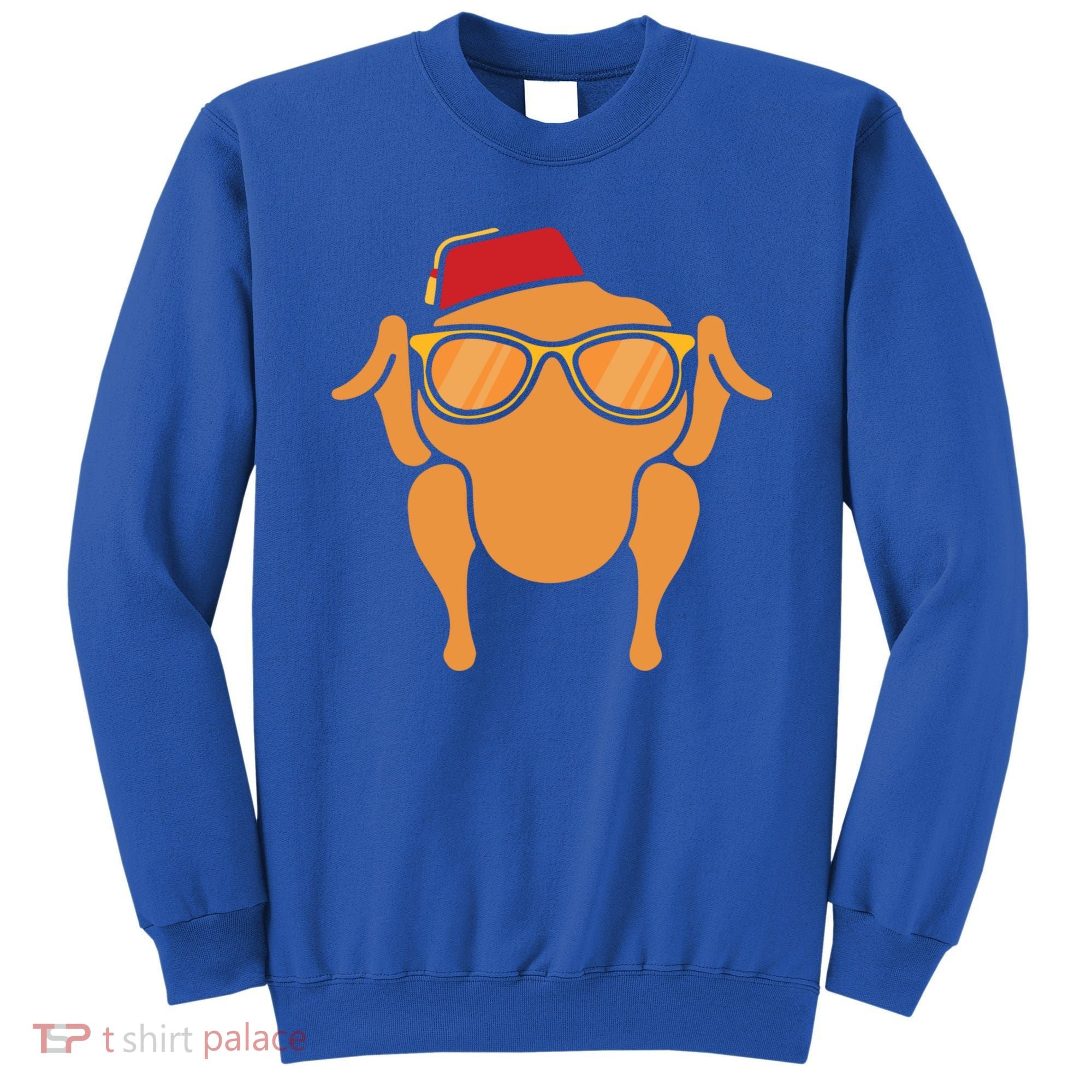 Thanksgiving Meaningful Gift Turkey Head Funny Gift For Friends Cool Gift Sweatshirt