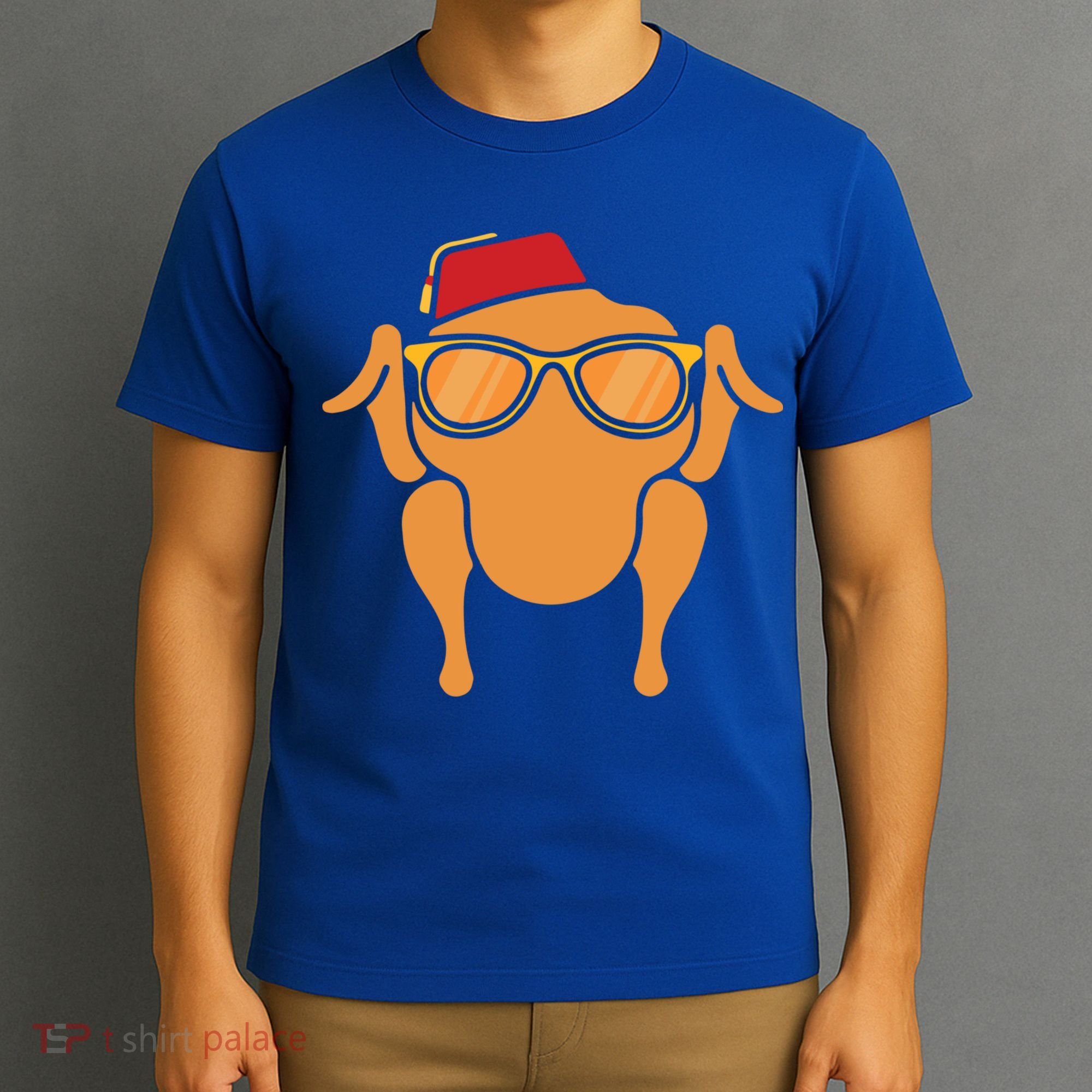 Thanksgiving Meaningful Gift Turkey Head Funny Gift For Friends Cool Gift T-Shirt