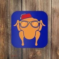 Thanksgiving Meaningful Gift Turkey Head Funny Gift For Friends Cool Gift Coaster thumb 0