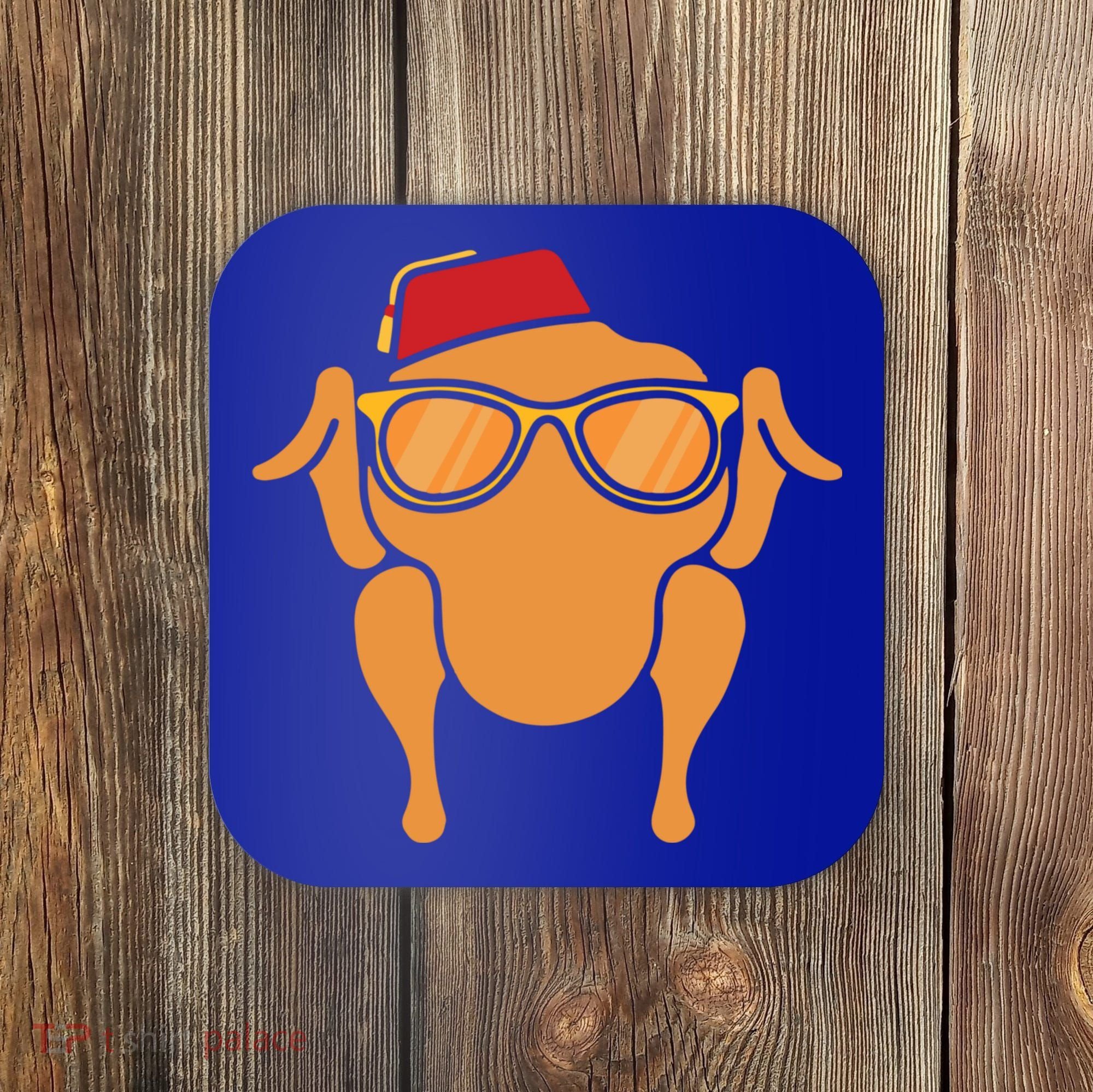 Thanksgiving Meaningful Gift Turkey Head Funny Gift For Friends Cool Gift Coaster