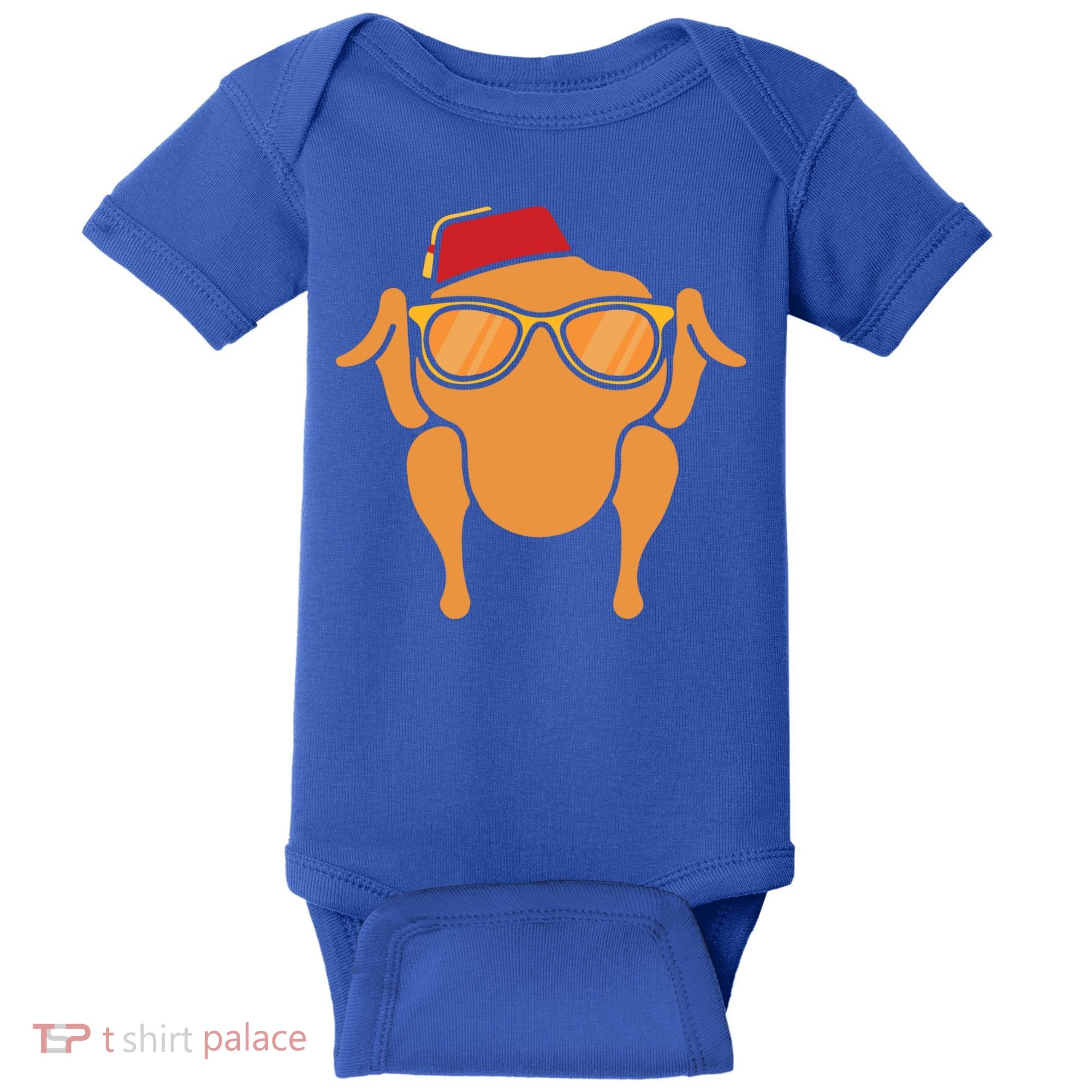 Thanksgiving Meaningful Gift Turkey Head Funny Gift For Friends Cool Gift Baby Bodysuit
