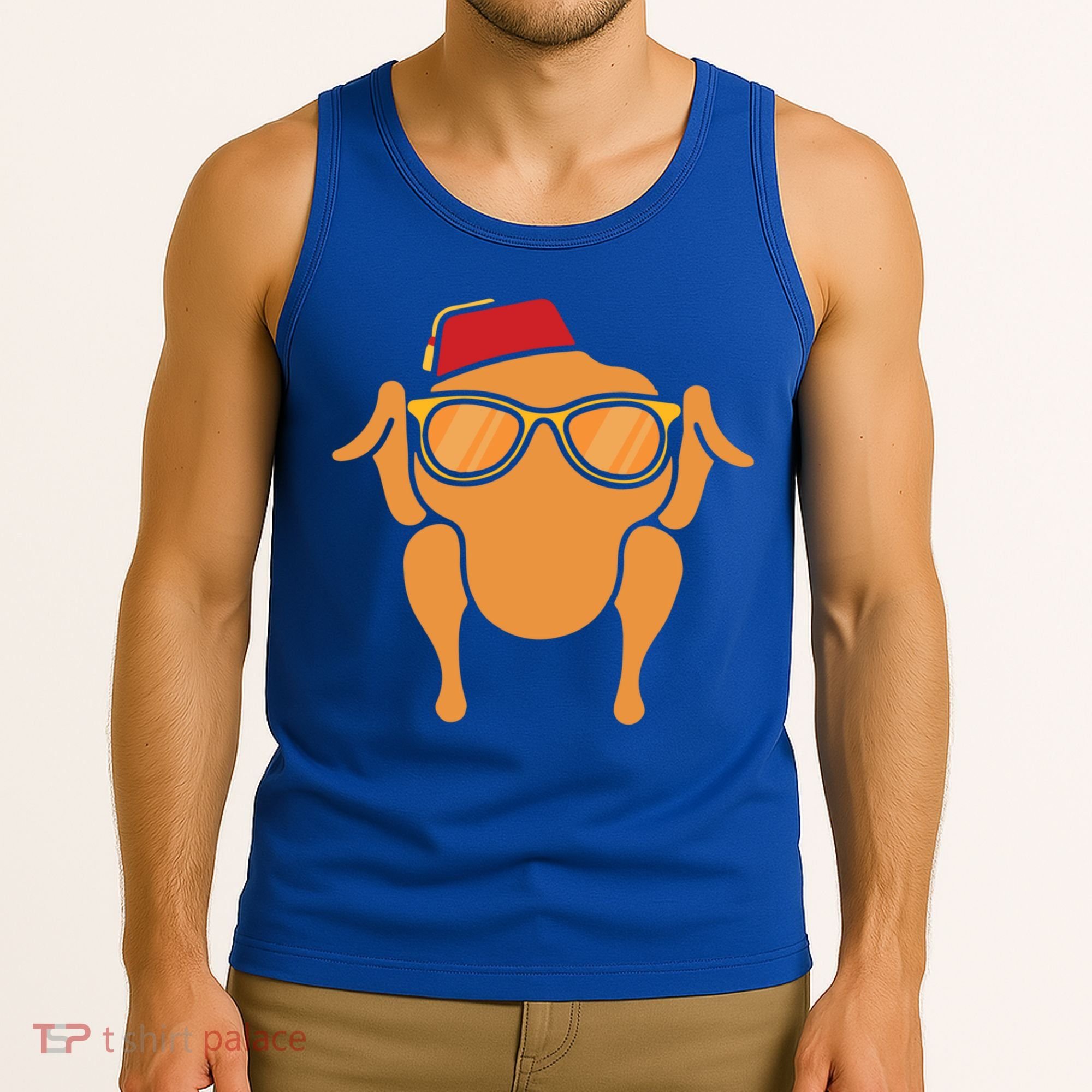Thanksgiving Meaningful Gift Turkey Head Funny Gift For Friends Cool Gift Tank Top