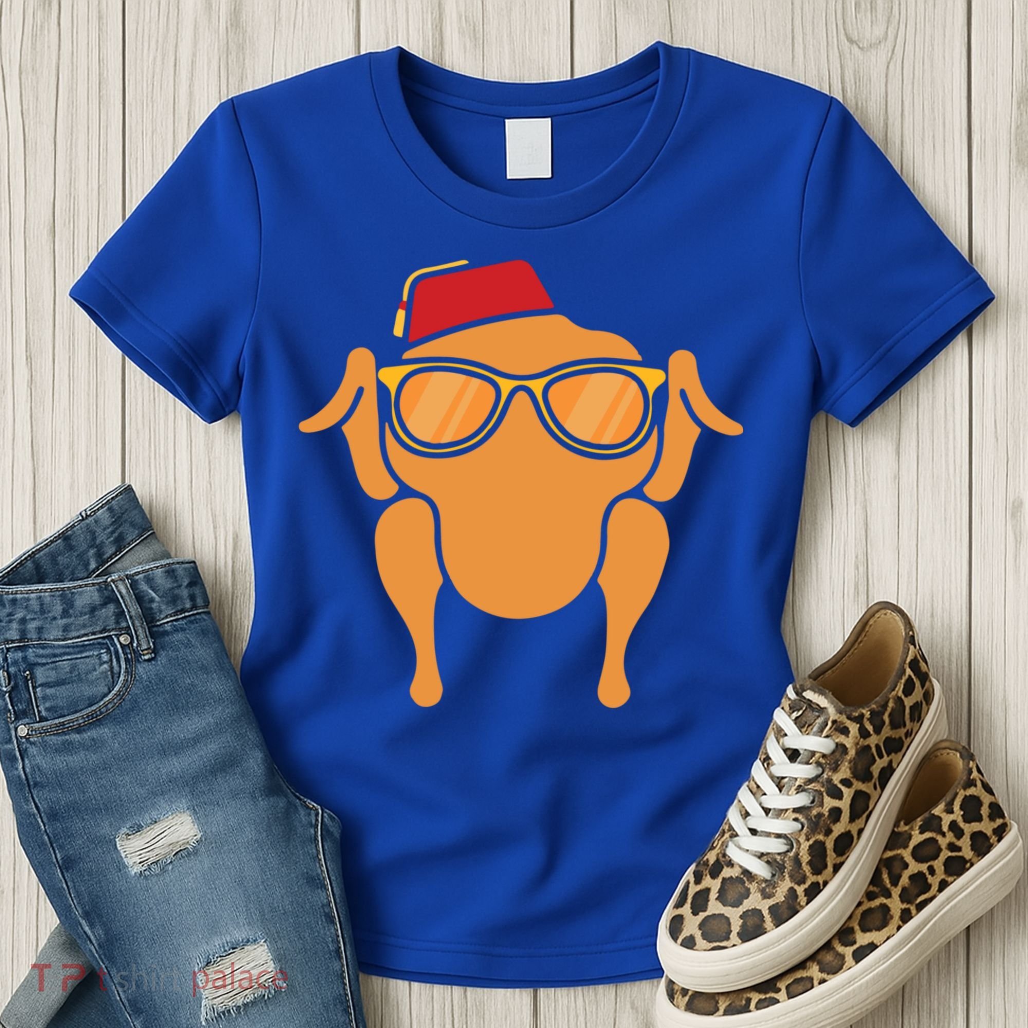 Thanksgiving Meaningful Gift Turkey Head Funny Gift For Friends Cool Gift Women's T-Shirt