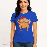 Thanksgiving Meaningful Gift Turkey Head Funny Gift For Friends Cool Gift Women's T-Shirt thumb 4
