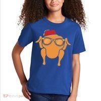 Thanksgiving Meaningful Gift Turkey Head Funny Gift For Friends Cool Gift Kids T-Shirt thumb 2