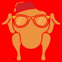 Thanksgiving Meaningful Gift Turkey Head Funny Gift For Friends Cool Gift Santa Hat thumb 1