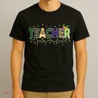 Teacher Mardi Gras Celebration T-Shirt thumb 3