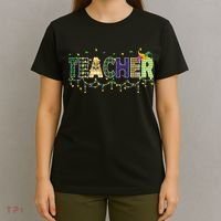 Teacher Mardi Gras Celebration T-Shirt thumb 4
